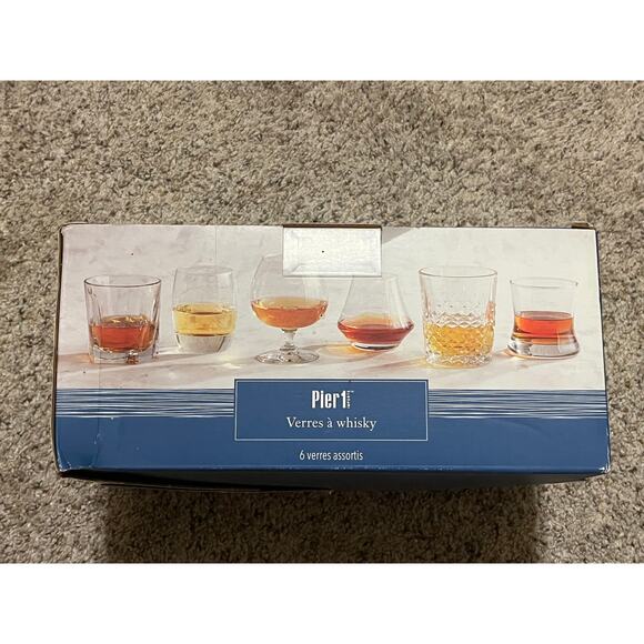 PIER 1 Whiskey Bar Glasses Set of 6 - Picture 7 of 7